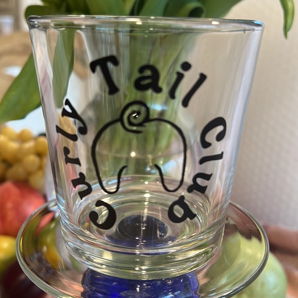 New customer design “Curly Tail Club” with dog behind showcasing curly tail. - Picture 2 of 5